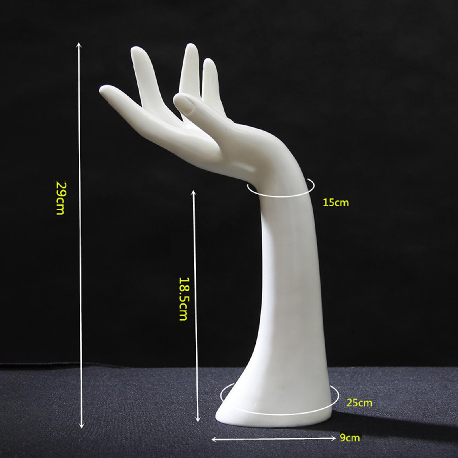 Body Jewelry Display Ideas - หุ่นนางแบบหญิงมือตกแต่งสร้อยคอแหวนขาตั้งจอแสดงผลเครื่องประดับสําหรับเคาน์เตอร์ถ่ายภาพ Props บ้านร้านค้า