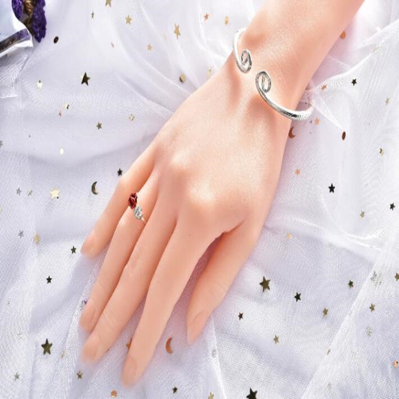 Body Jewelry Plus - 2025 จริงหญิง Mannequin,กระดูกเล็บProps,เครื่องประดับArt,ฮาโลวีนMan Finger,D118, 1PC,26 ซม.