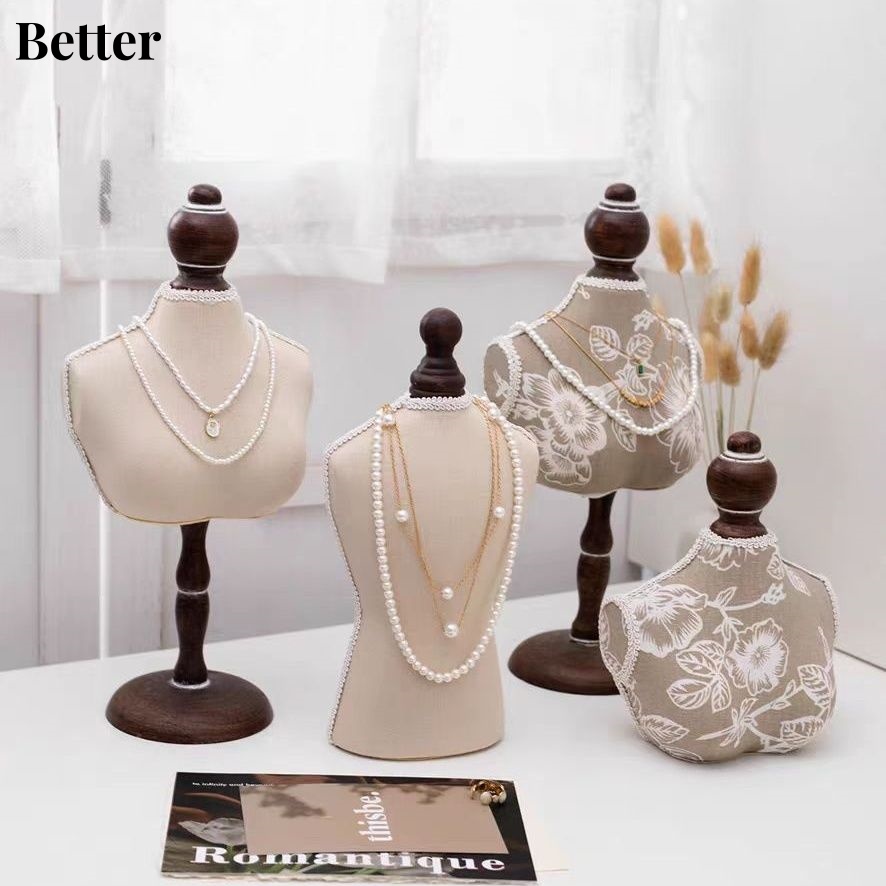 Body Jewelry Holder - สร้อยคอลูกปัดหน้าอกเครื่องประดับที่ใส่แบบหรูหราหุ่นโชว์สำหรับตกแต่งห้องนอนในบ้าน