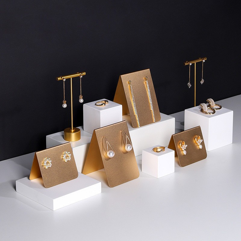 Body Jewelry Holder - สตั๊ดโลหะ Dangle ต่างหูแร็ค T ขาตั้งบาร์เครื่องประดับแขวนผู้ถือ Organizer