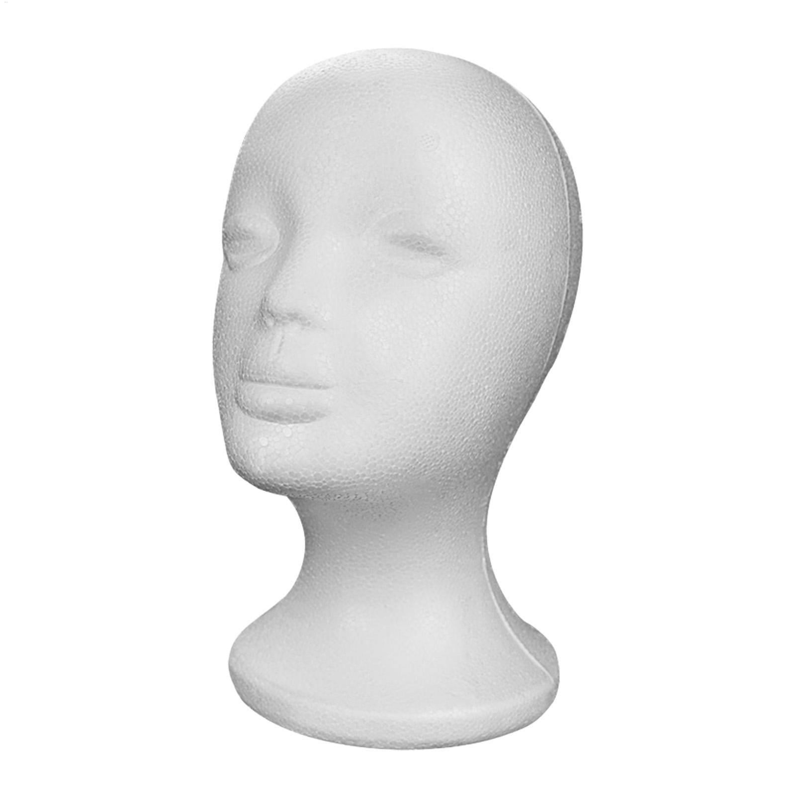 Body Jewelry Display Ideas - หญิง Styrofoam Mannequin Manikin HEAD รุ่นโฟมวิกผมน้ําหนักเบา