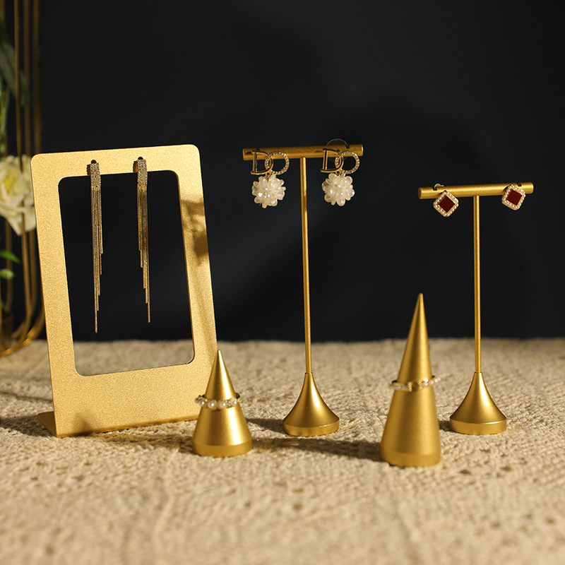 Body Jewelry Holder - เครื่องประดับต่างหูขาตั้งผู้ถือ T Bar Rack Tower ต่างหูโลหะ