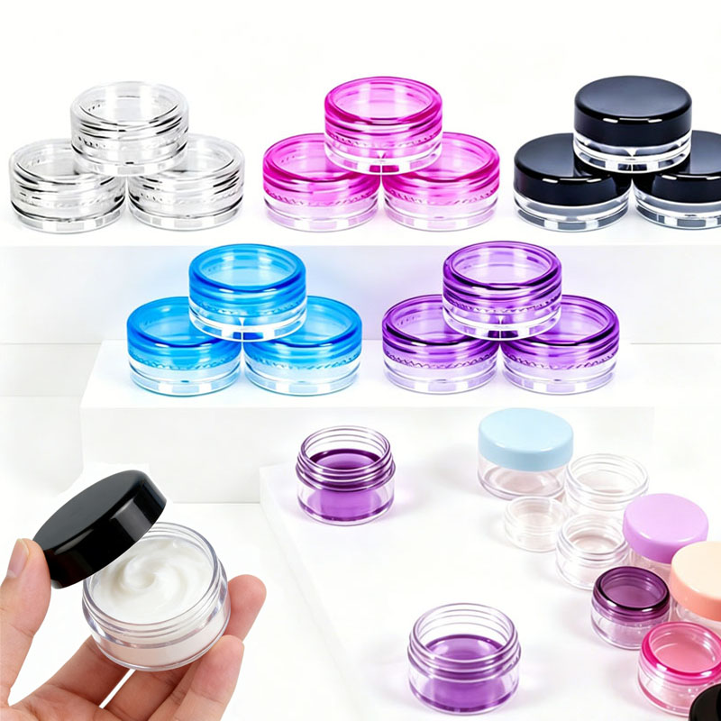 Body Jewelry Jewelry Box - 100 ชิ้น 2 กรัม-20 กรัม ขวดตัวอย่างเครื่องสำอางขนาดเล็ก