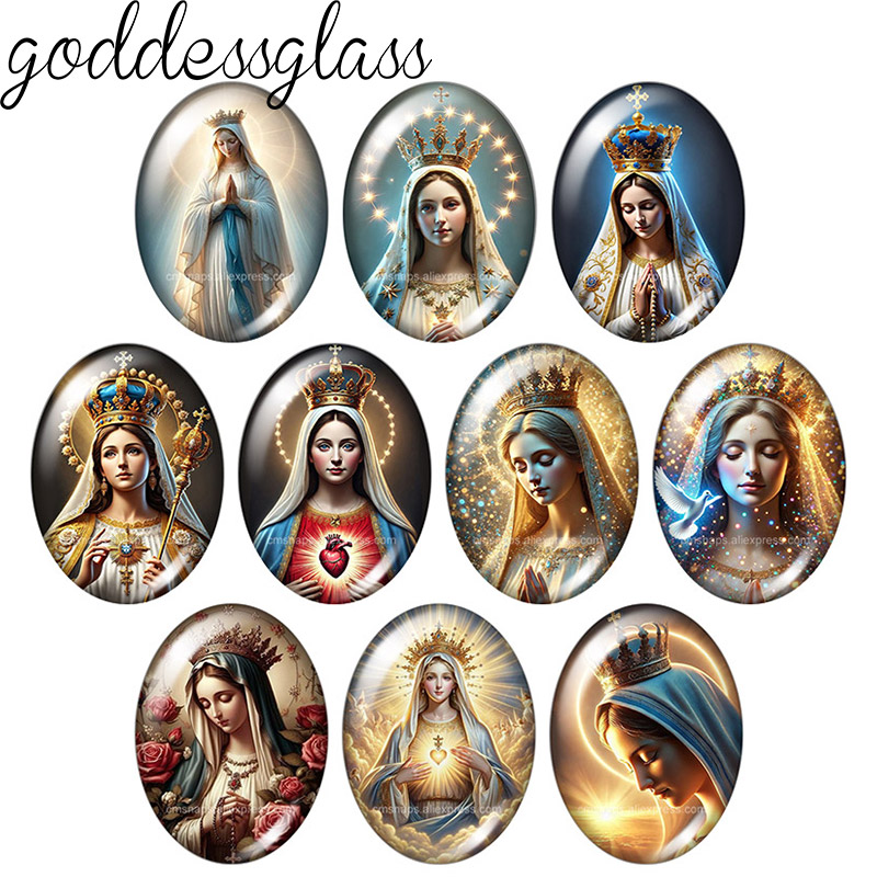 Body Jewelry Top - Virgin Mary Christian Faith Blessed Goddess