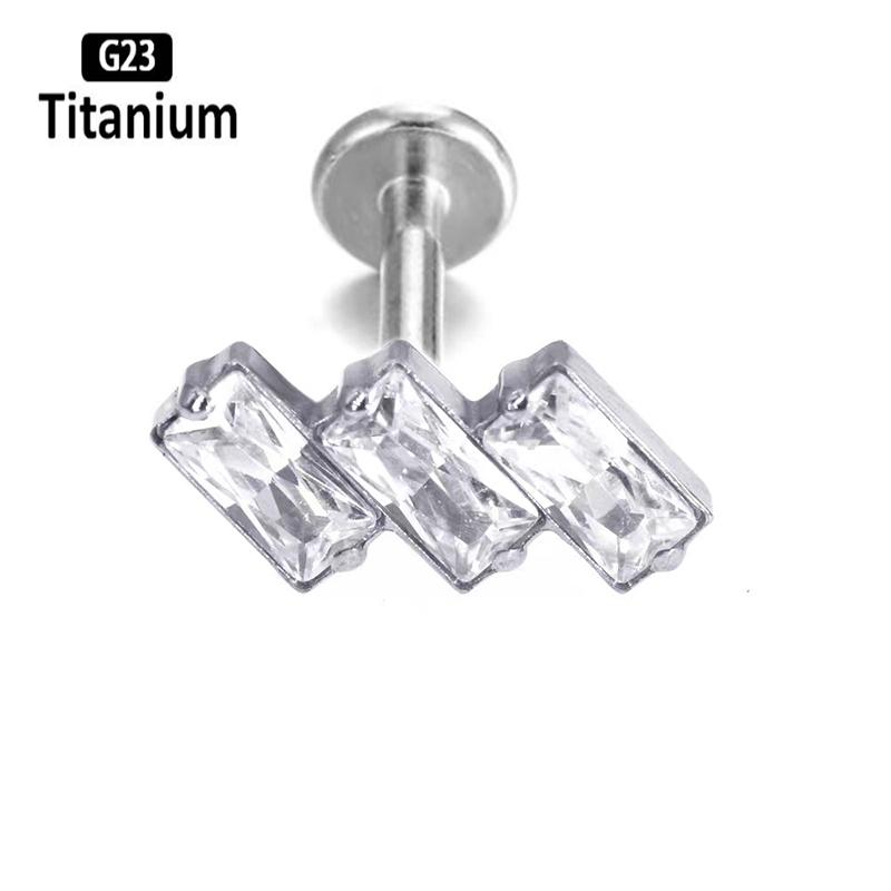 ต่างหูไทเทเนียม ATSM F136 ประด - Body Jewelry Jewelry Box บทวิจารณ์และราคา