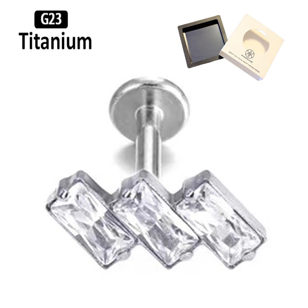ต่างหูไทเทเนียม ATSM F136 ประด - Body Jewelry Jewelry Box บทวิจารณ์และราคา