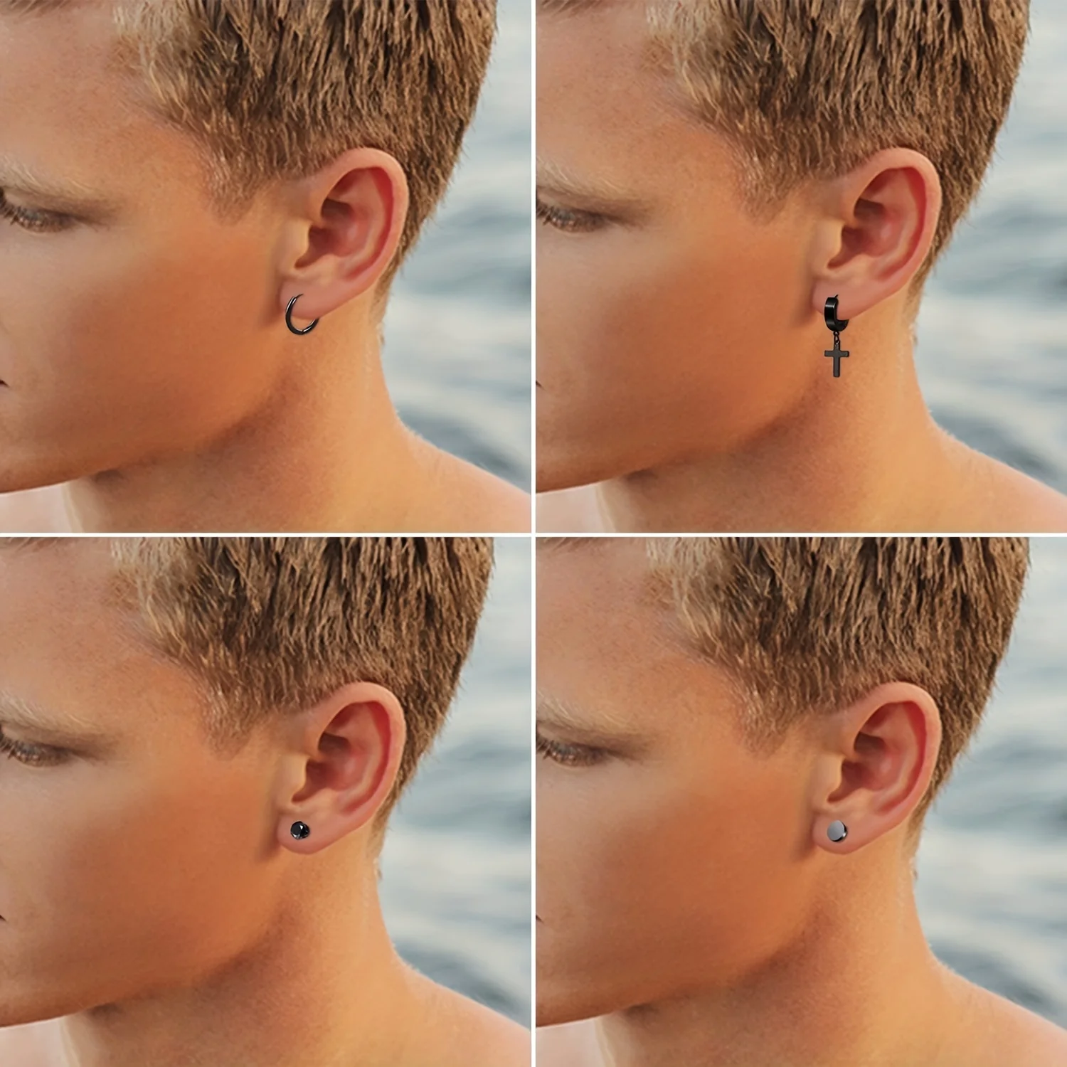 ชุดต่างหู 1-15 คู่ สำหรับผู้ชา - Body Jewelry Kit บทวิจารณ์และราคา
