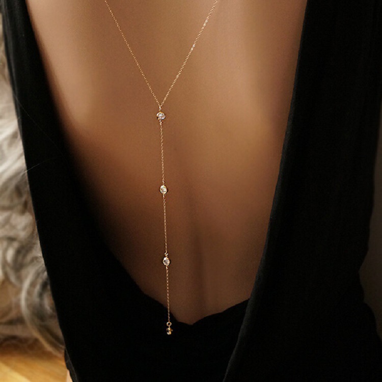 สร้อยคอประดับเพชรเทียมแบบเซ็กซ - Body Jewelry Chain บทวิจารณ์และราคา