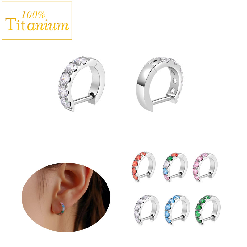 ต่างหูไทเทเนียม F136 แบบมีบานพ - Body Jewelry Implant Grade บทวิจารณ์และราคา