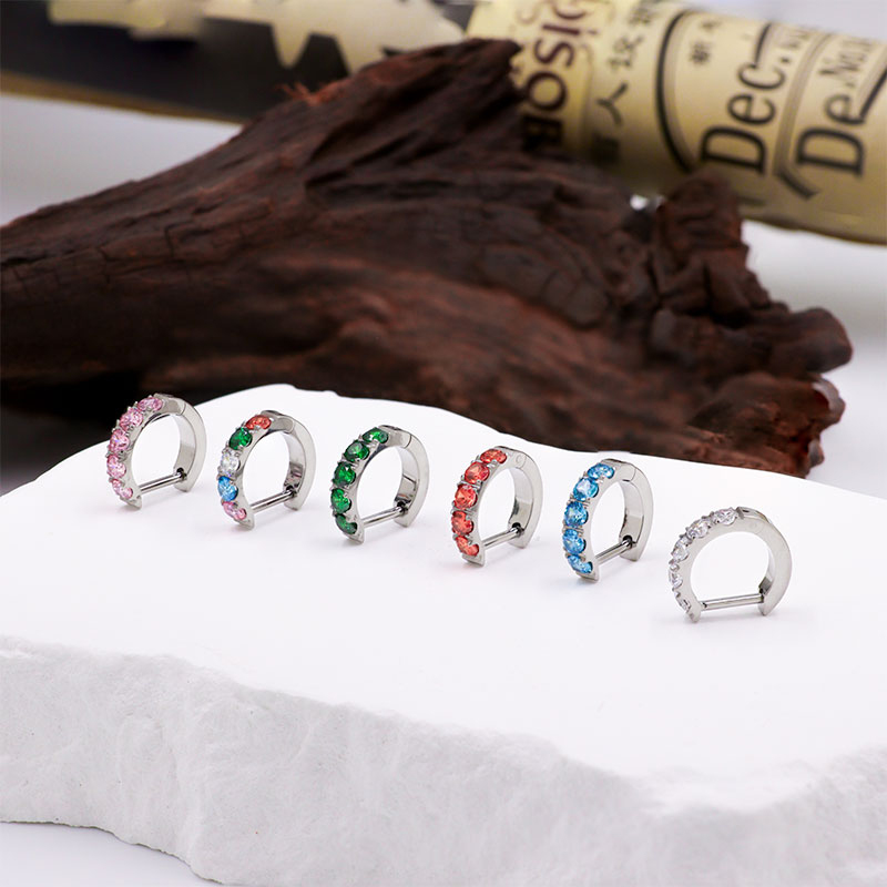 ต่างหูไทเทเนียม F136 แบบมีบานพ - Body Jewelry Implant Grade บทวิจารณ์และราคา