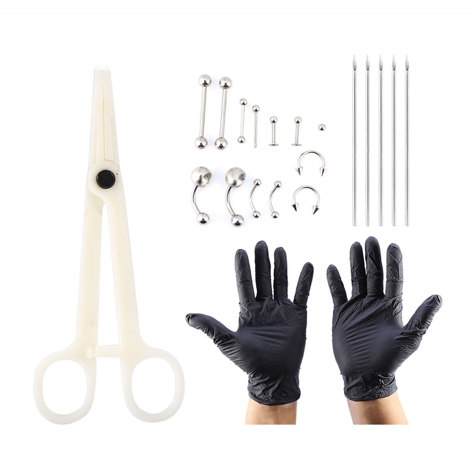 20 ชิ้น/เซ็ตลิ้นจมูก Belly ปุ่ - Body Jewelry Kit บทวิจารณ์และราคา