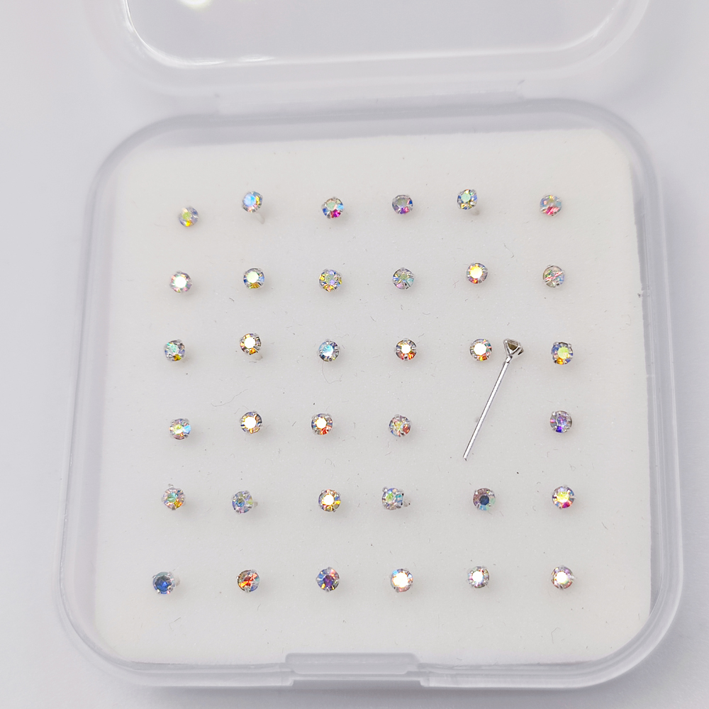 925 เงินสเตอร์ลิงสตั๊ดจมูก 2.0 - Body Jewelry Jewelry Box บทวิจารณ์และราคา