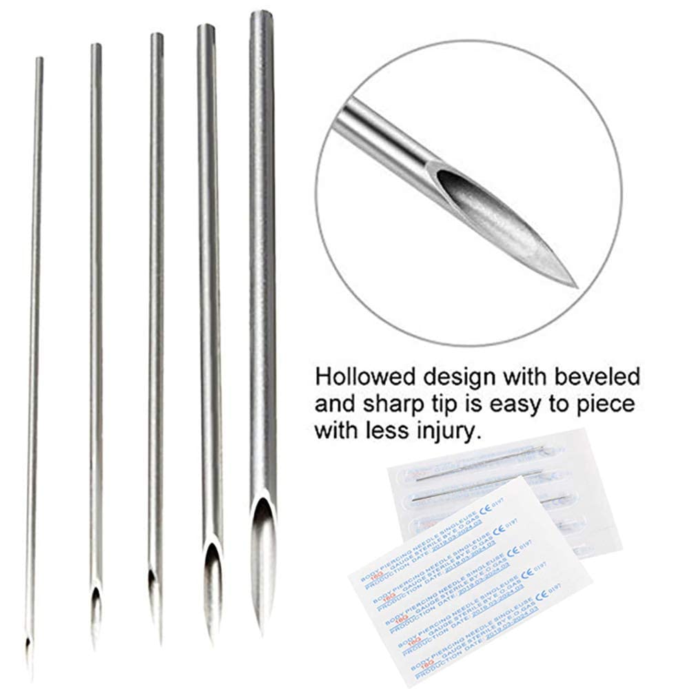 12G 14G 16G 18G 20G 5/10/30/50 - Body Jewelry Kit บทวิจารณ์และราคา