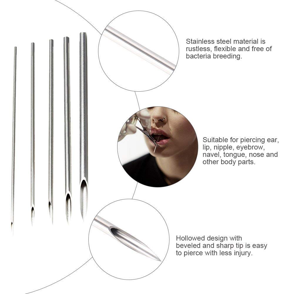 12G 14G 16G 18G 20G 5/10/30/50 - Body Jewelry Kit บทวิจารณ์และราคา