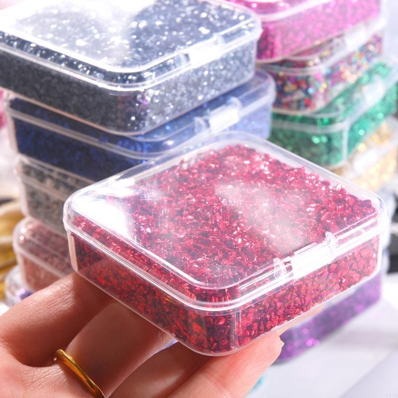ชุดอุดเรซินหินแก้วบดหลายสีสำหร - Body Jewelry Jewelry Box บทวิจารณ์และราคา