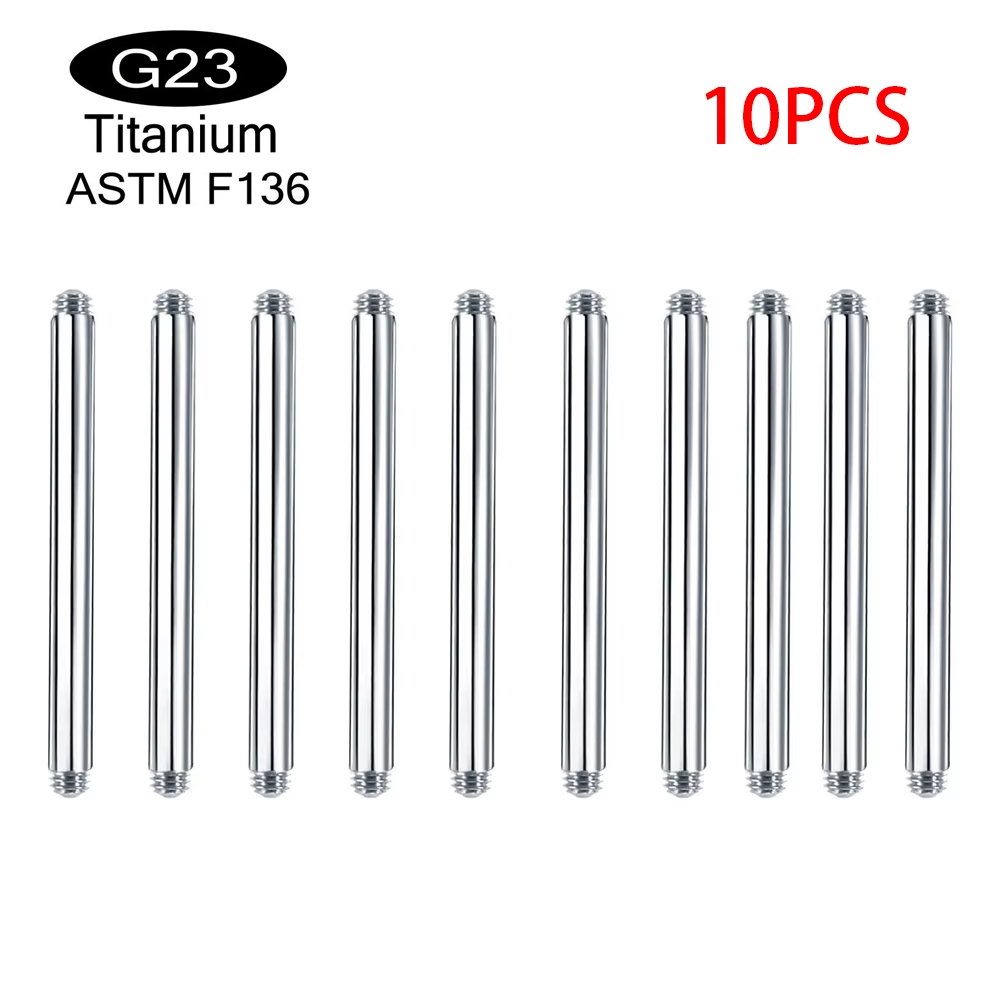 10 ชิ้น/ล็อต ไทเทเนียมเกรด AST - Body Jewelry Implant Grade บทวิจารณ์และราคา