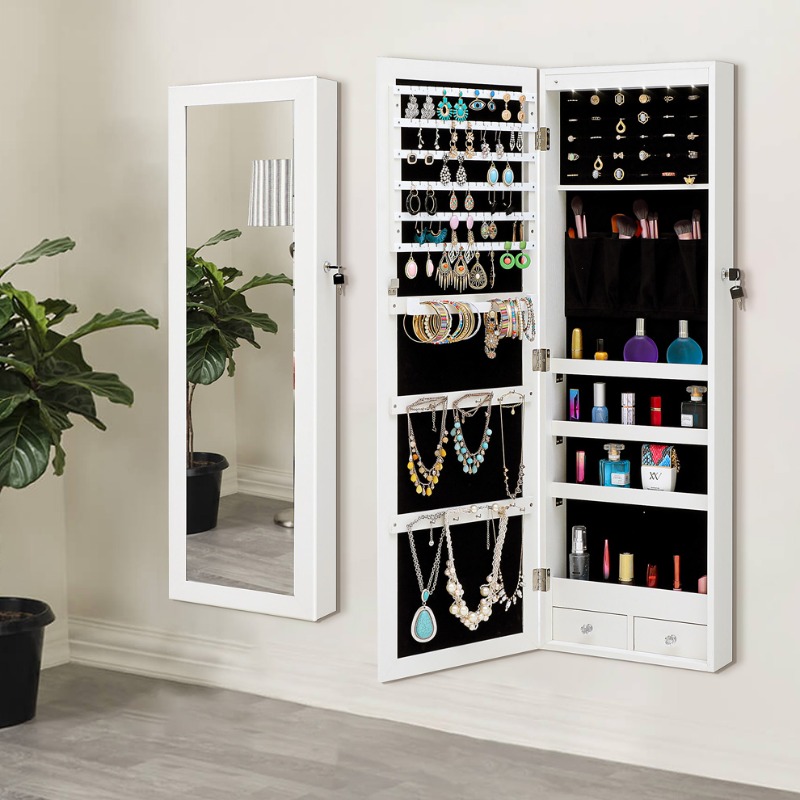 กระจกแต่งตัวแบบเต็มตัว กระจกแต - Body Jewelry Storage บทวิจารณ์และราคา