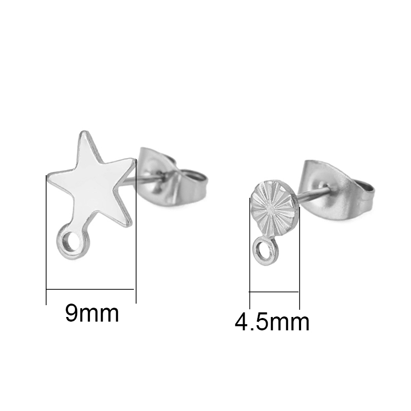 ต่างหูแบบติดหูสแตนเลสสตีล 20 ช - Body Jewelry Top บทวิจารณ์และราคา