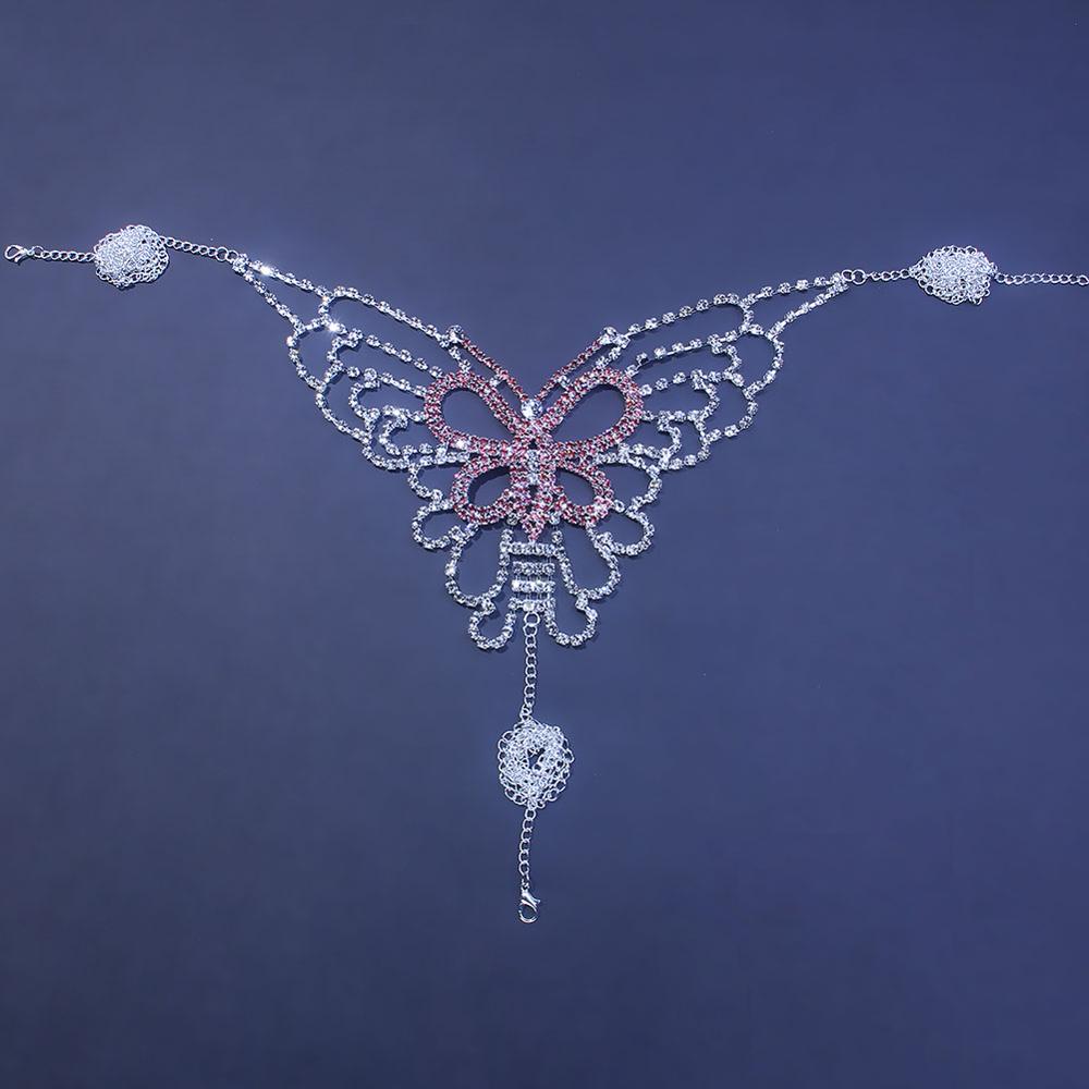 ผีเสื้อ Rhinestone Chain ชุดเค - Body Jewelry Kit บทวิจารณ์และราคา