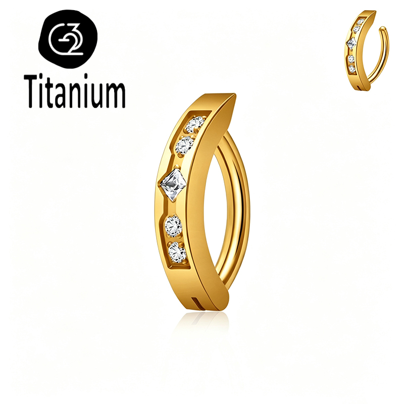 แหวนเจาะสะดือ ไทเทเนียมเกรด AS - Body Jewelry Implant Grade บทวิจารณ์และราคา