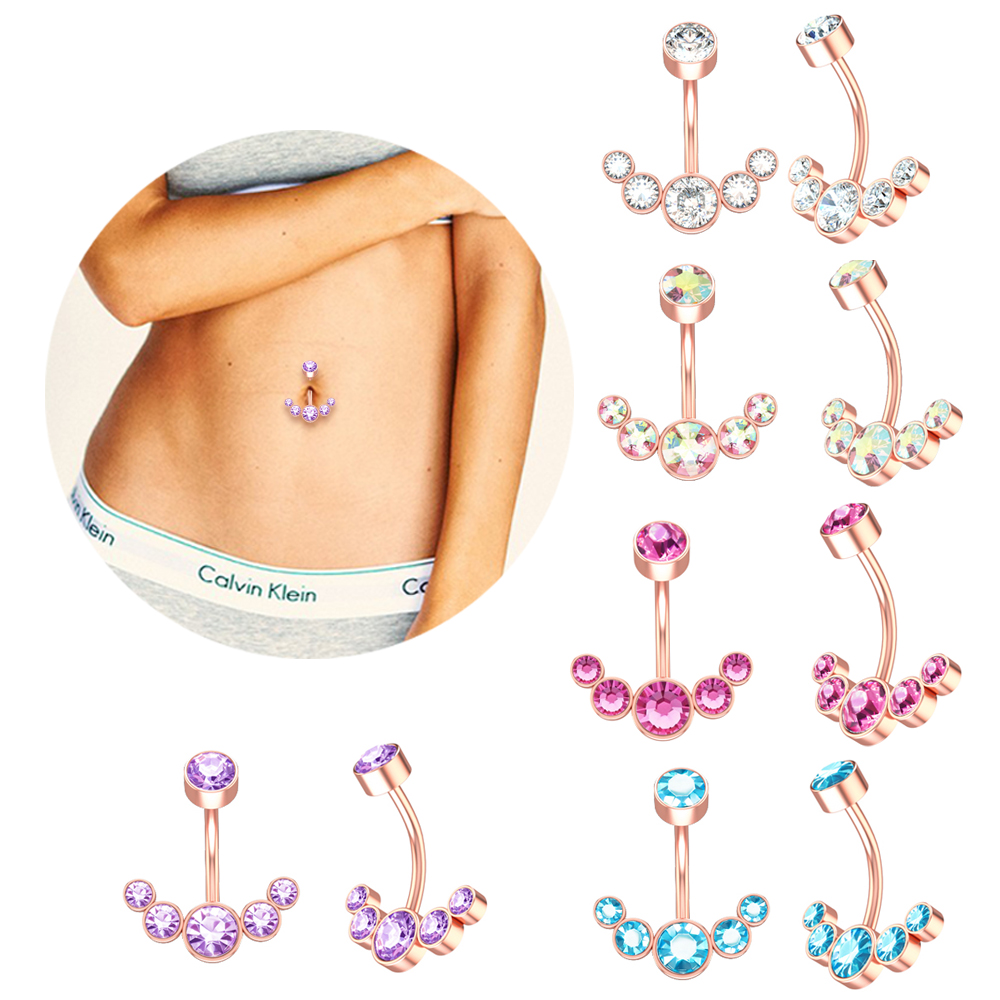 Zircons 5 Zircons แบบรวมสไตล์ส - Belly Bar Titanium บทวิจารณ์และราคา