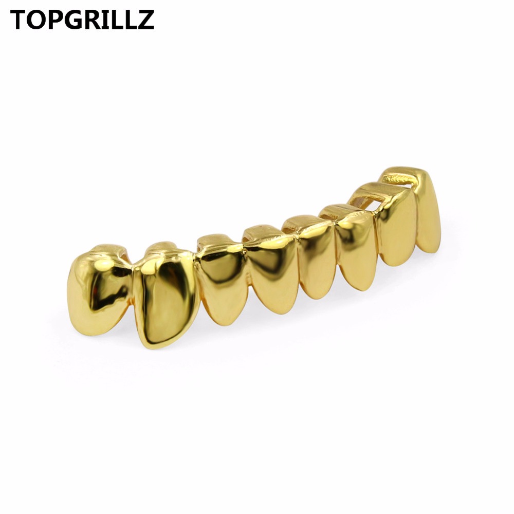 TOPGRILLZสีYELLOW GOLD PLATEDห - Body Jewelry Gold Plated บทวิจารณ์และราคา