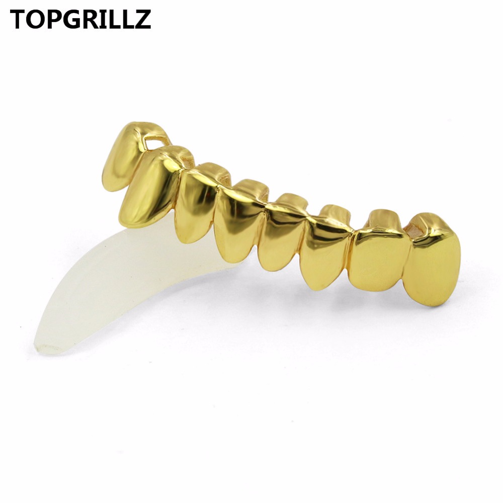 TOPGRILLZสีYELLOW GOLD PLATEDห - Body Jewelry Gold Plated บทวิจารณ์และราคา