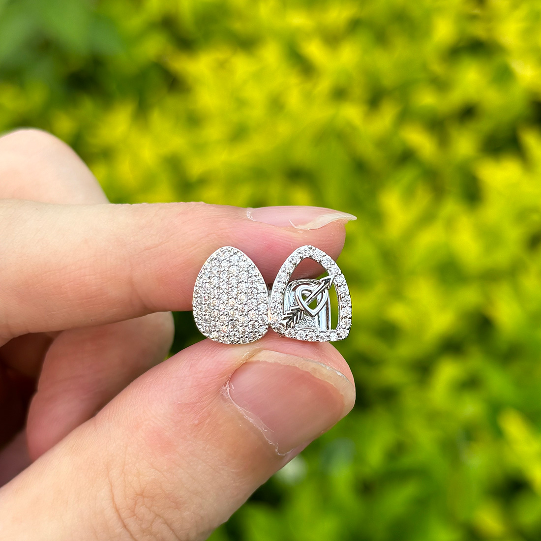 RACHELZ Hip Hop Double Love He - Body Jewelry Gold Plated บทวิจารณ์และราคา