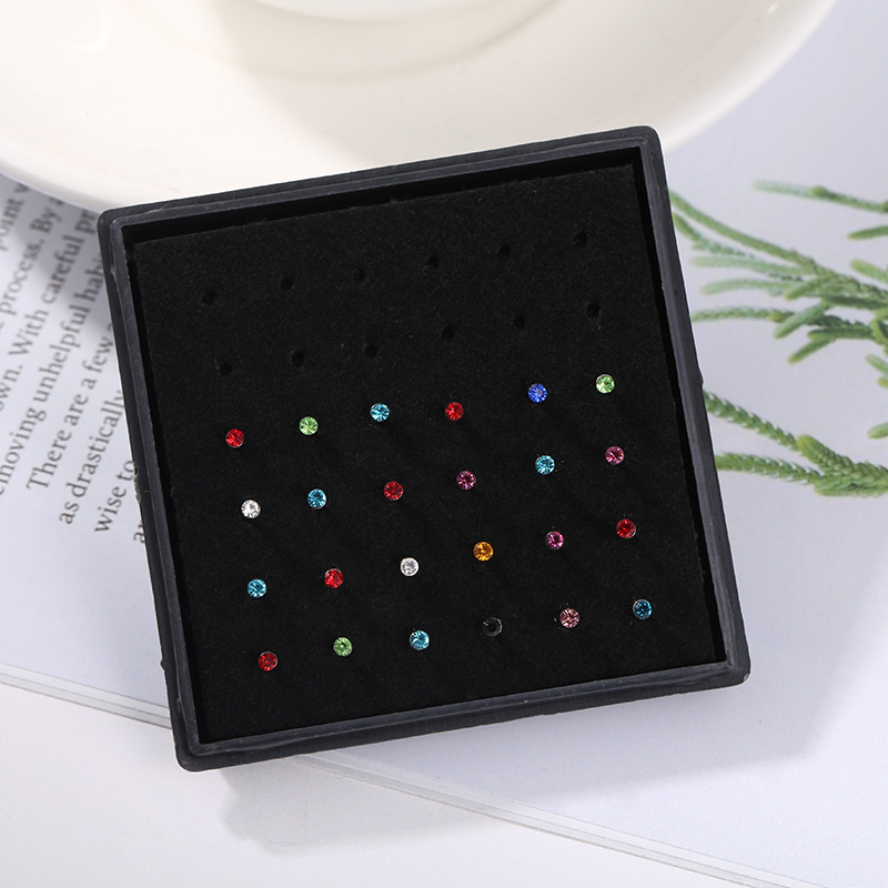 ชุดเครื่องประดับเจาะจมูกสแตนเล - Body Jewelry Jewelry Box บทวิจารณ์และราคา