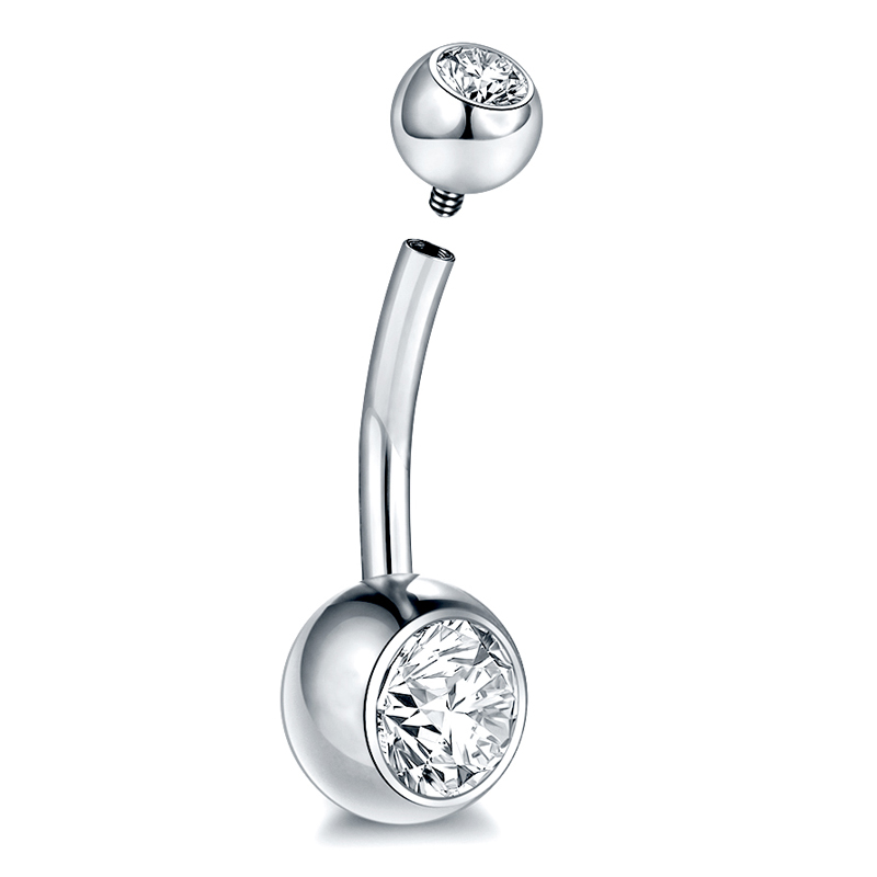 10 ชิ้น/ล็อต G23 ไทเทเนียม Bel - Belly Bar Titanium บทวิจารณ์และราคา