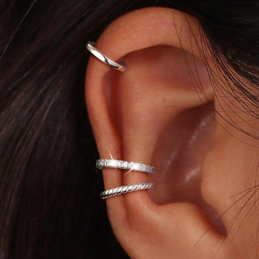 ต่างหูหนีบคริสตัลสีทองแฟชั่น 3 - Body Jewelry Kit บทวิจารณ์และราคา