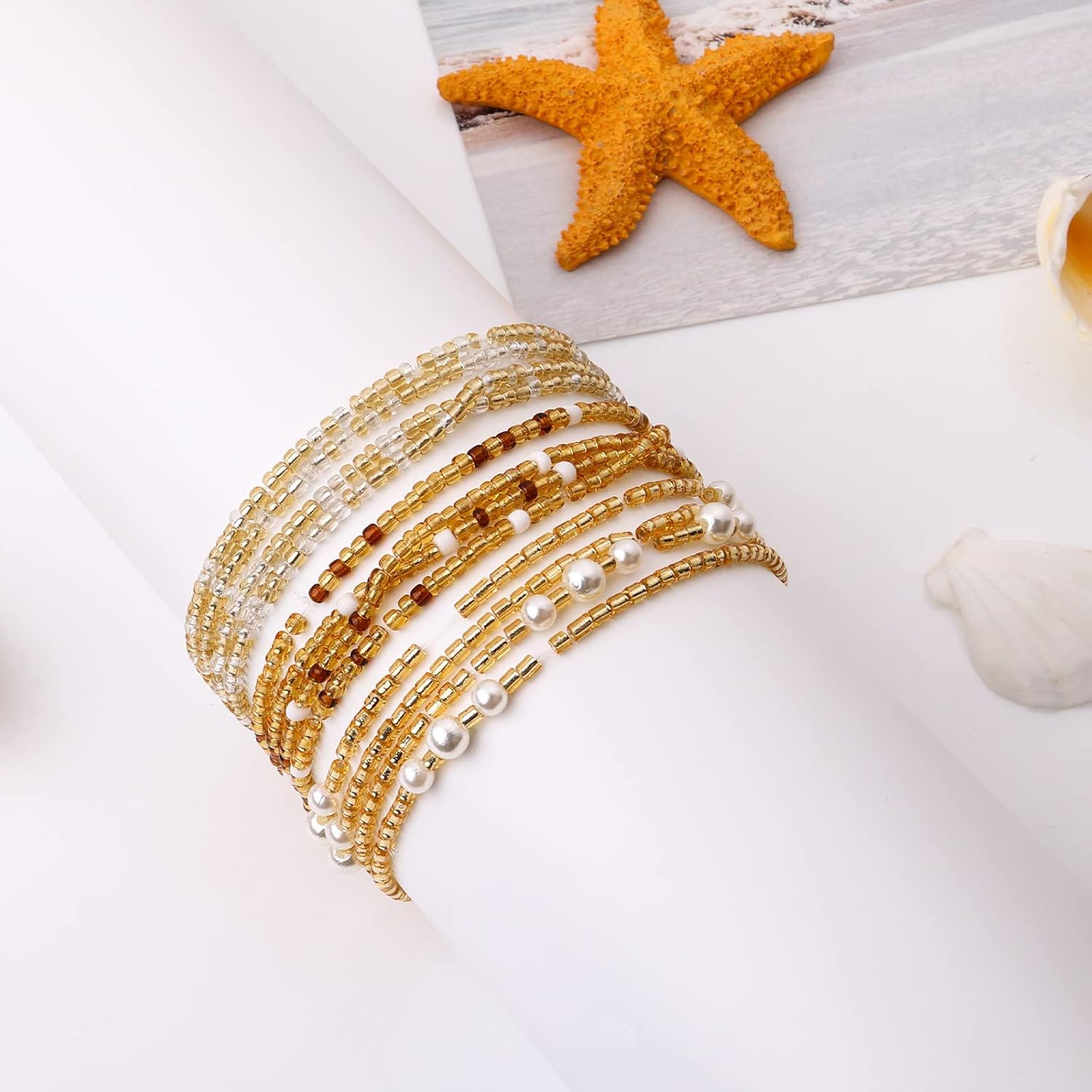 ลูกปัดคาดเอวสำหรับผู้หญิง ลูกป - Qualiti Body Jewelry บทวิจารณ์และราคา
