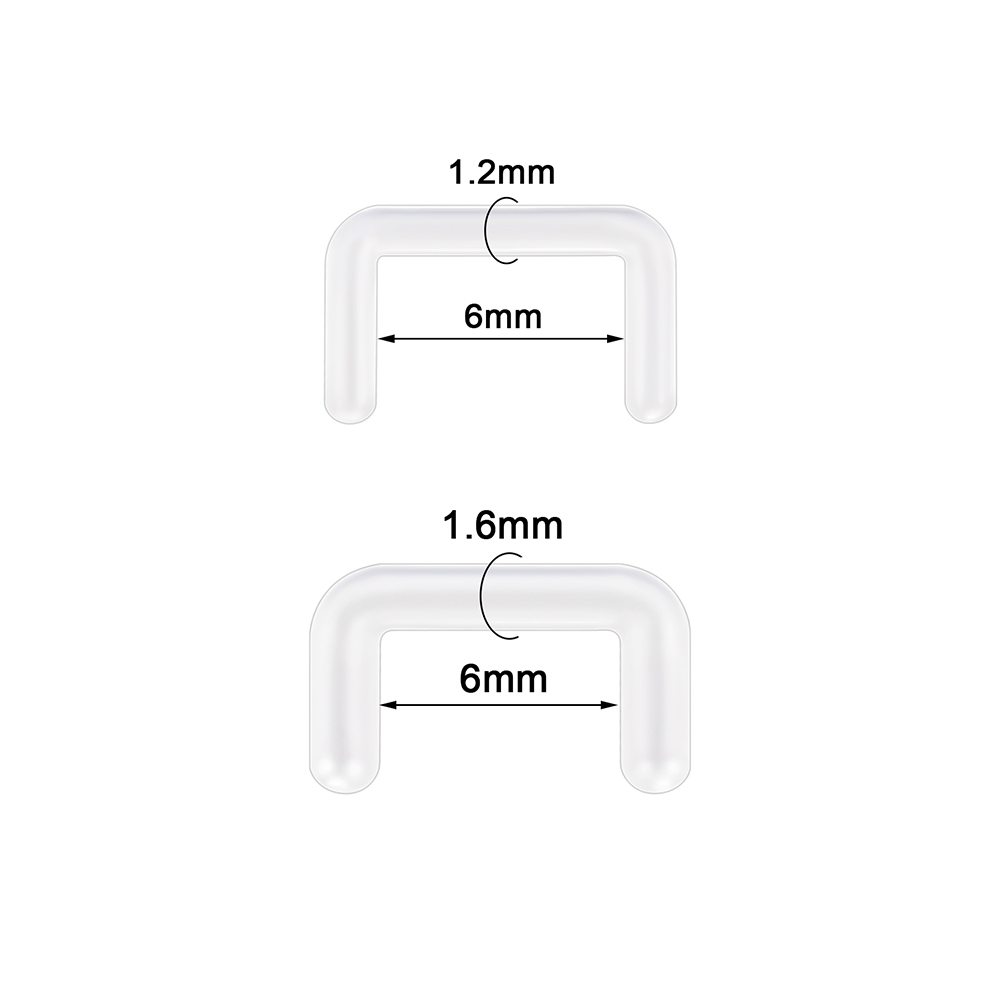 14/16G Septum เจาะ Hider อะคริ - Body Jewelry Storage บทวิจารณ์และราคา