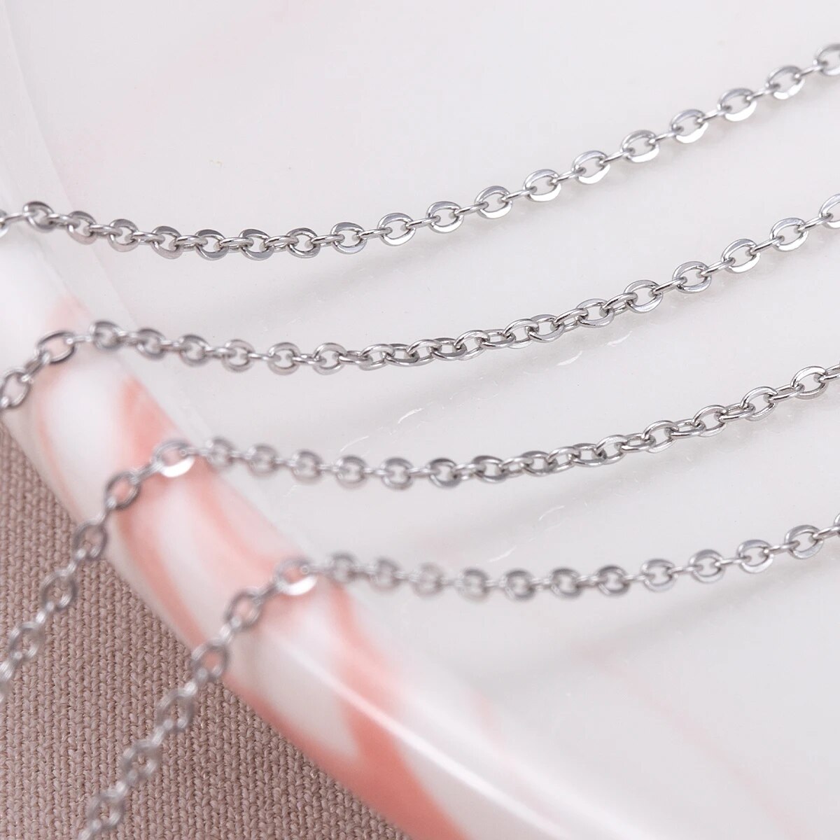 โซ่สแตนเลสทรงโอขนาด 10 เมตร สำ - Body Jewelry Chain บทวิจารณ์และราคา