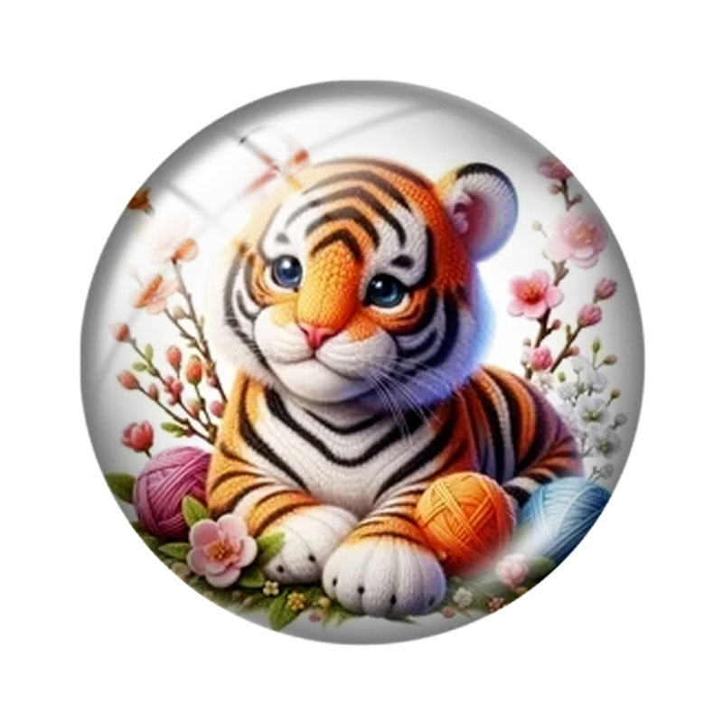 จี้แก้วลายการ์ตูนสิงโต เสือ วั - Body Jewelry Top บทวิจารณ์และราคา