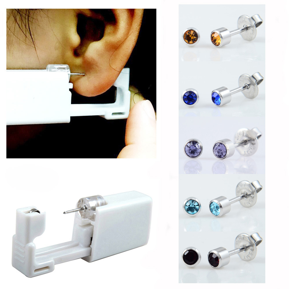 ชุด tindik telinga เจาะหูแบบใช - Body Jewelry Jewelry Box บทวิจารณ์และราคา