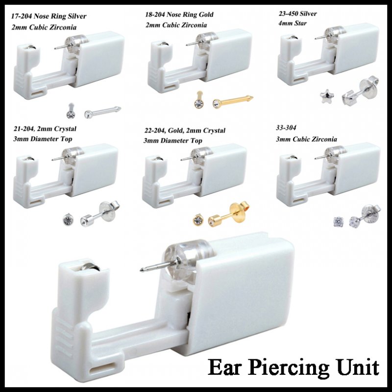 ชุด tindik telinga เจาะหูแบบใช - Body Jewelry Jewelry Box บทวิจารณ์และราคา