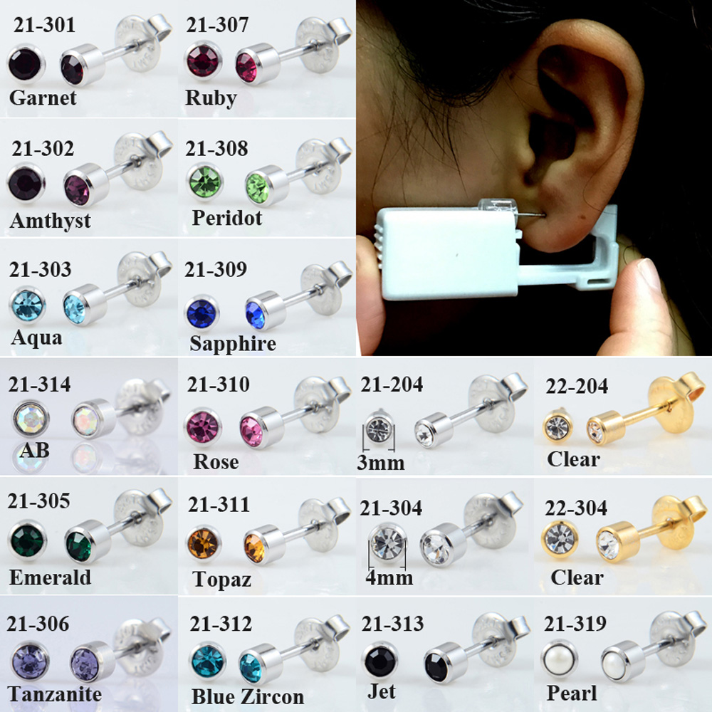 ชุด tindik telinga เจาะหูแบบใช - Body Jewelry Jewelry Box บทวิจารณ์และราคา