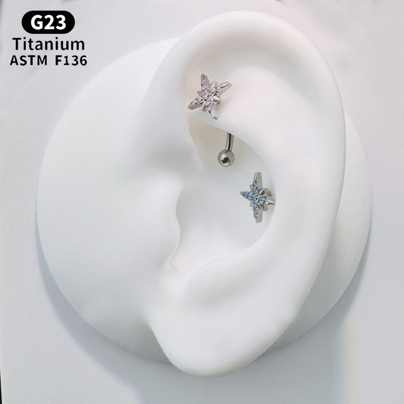 จิวเจาะสะดือ/หู/ริมฝีปาก ไทเทเ - Belly Bar Titanium บทวิจารณ์และราคา