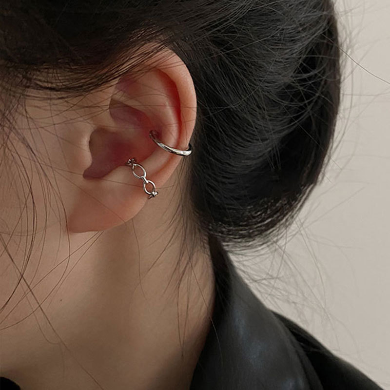 3PCS ทองเงินสีต่างหูแบบหนีบสำห - Body Jewelry Kit บทวิจารณ์และราคา
