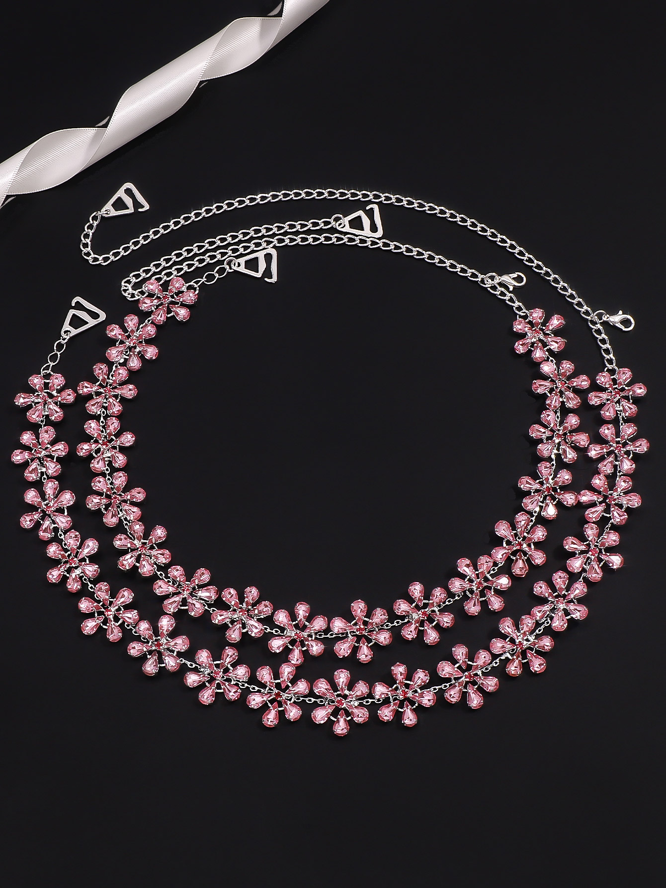 สายสะพายไหล่ลายดอกไม้สำหรับผู้ - Body Jewelry Jewelry Box บทวิจารณ์และราคา