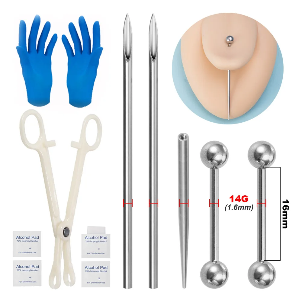 ชุดอุปกรณ์เจาะร่างกายแบบปลอดเช - Body Jewelry Kit บทวิจารณ์และราคา