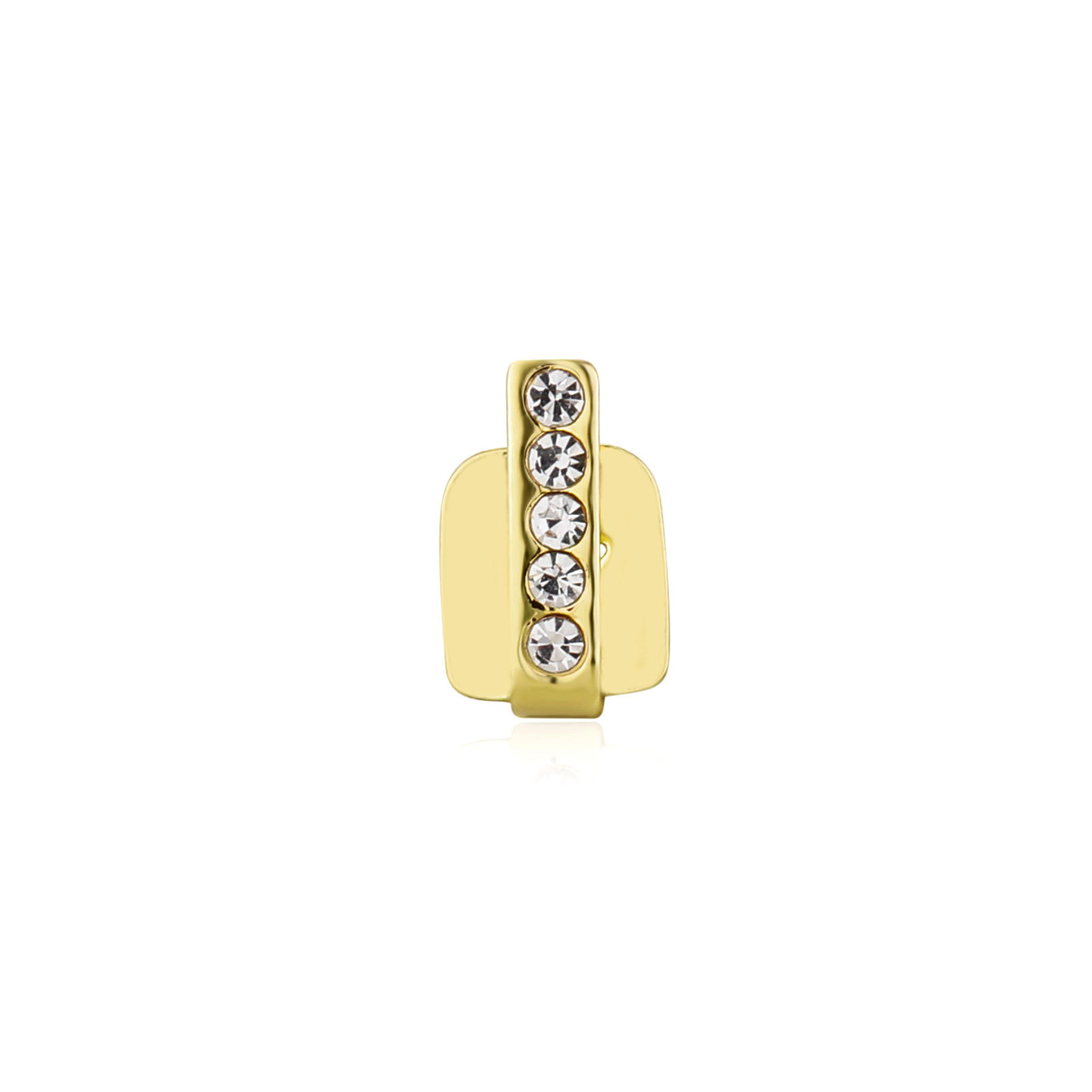 RACHELZ Hip Hop เดี่ยวแนวตั้งบ - Body Jewelry Gold Plated บทวิจารณ์และราคา