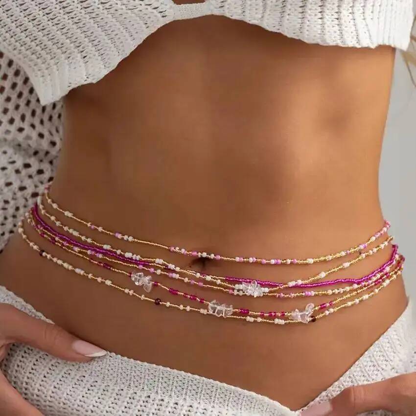ชุดเครื่องประดับรัดเอวแบบโบโฮ  - Body Jewelry Chain บทวิจารณ์และราคา