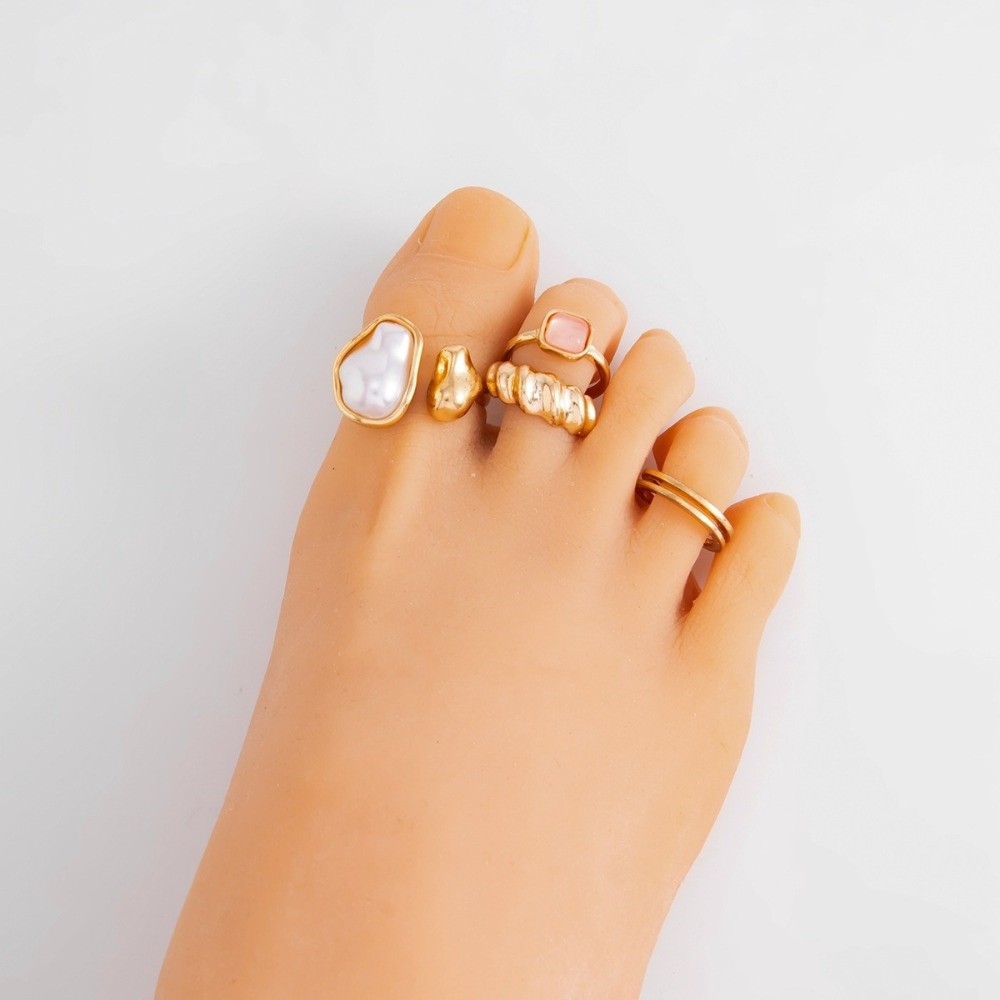 ชุดแหวนประดับนิ้วเท้ารูปทรงไม่ - Body Jewelry Kit บทวิจารณ์และราคา